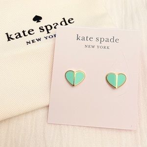 [NWT] Kate Spade - Heritage Spade Earrings (MINT)